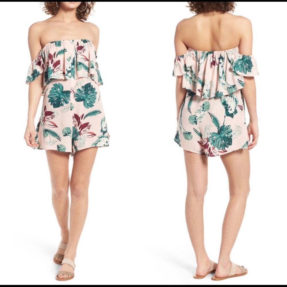 Lush Brand Off-the-Shoulder Romper